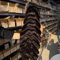 PRE-EVERYTHING Body Wave Wig 200% 40 Inch Made Of 4 Bundles 30 Inch Frontal
