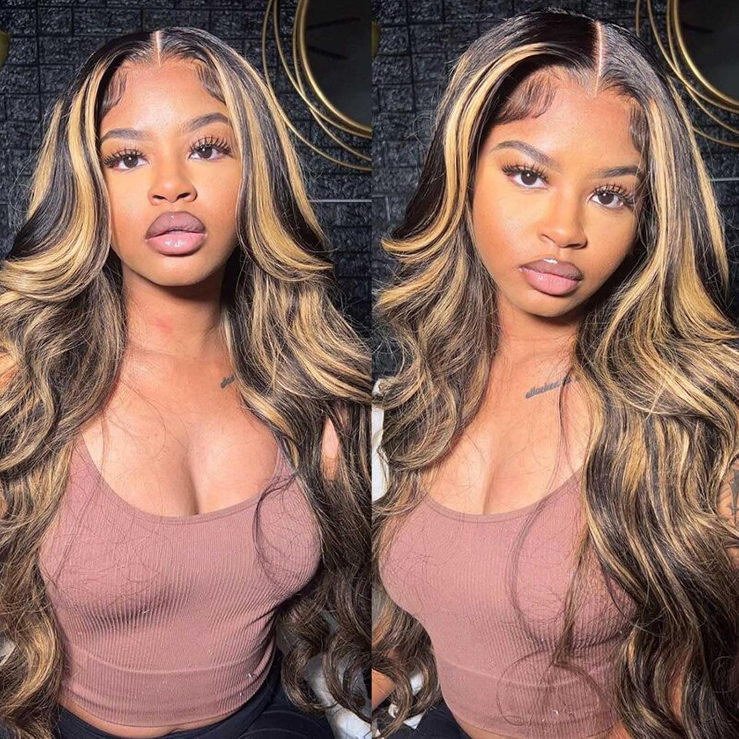 New Arrival Transparent Lace 26 Inch Honey Brown