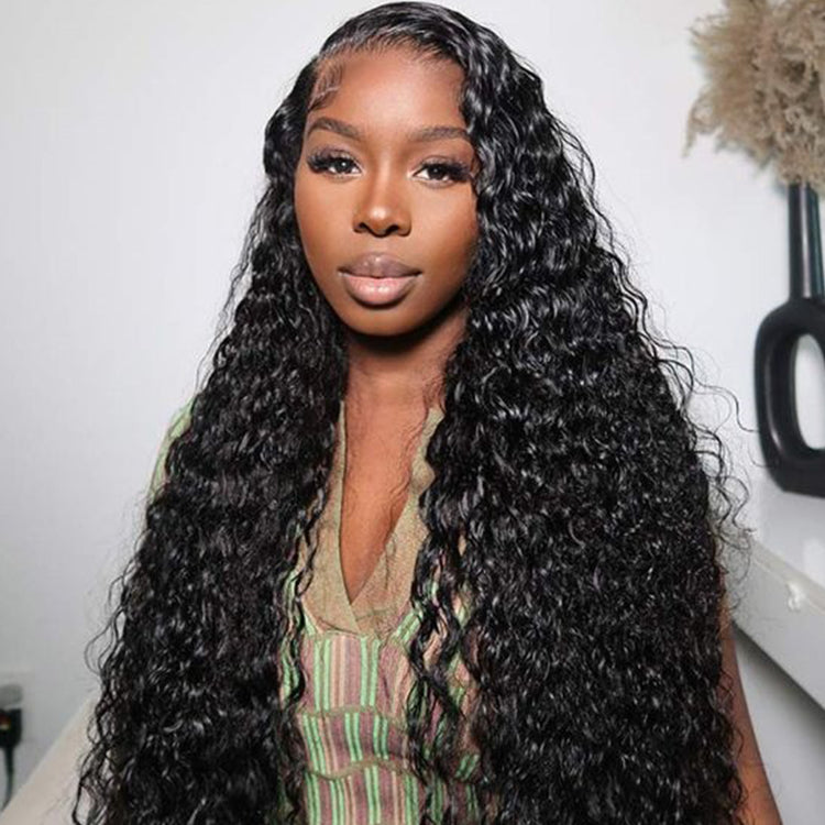 3x6 Transparent Lace Water Wave Glueless Wig | 100% Virgin Human Hair